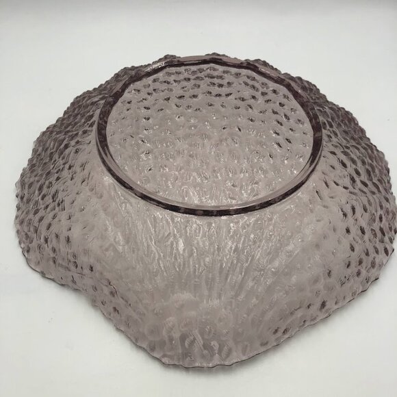 Pink Shell Shaped Appetizer Snack Bowls Set of 7 Scallop Edges 1 Big 6 Small - Picture 7 of 16